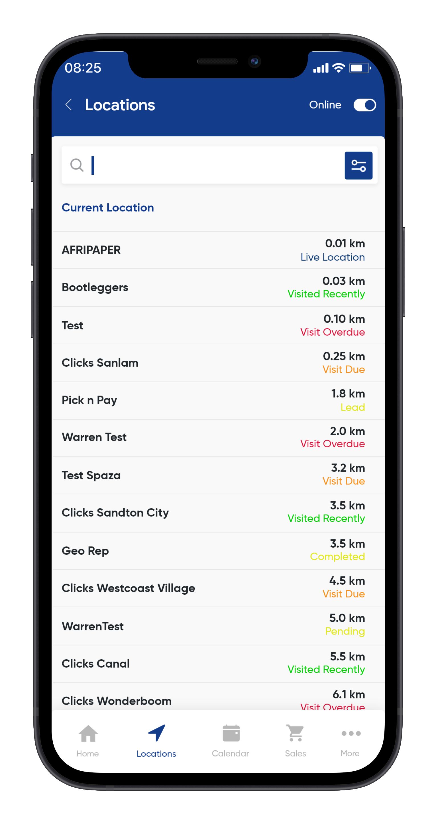 screenshot of Geo Rep